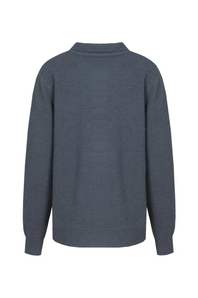 G-maxx Liora Knitting Cardigan Dark Jeans Blue, gebreid model